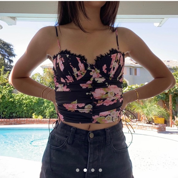 For Love And Lemons Tops For Love Lemons Melrose Bustier Top Poshmark